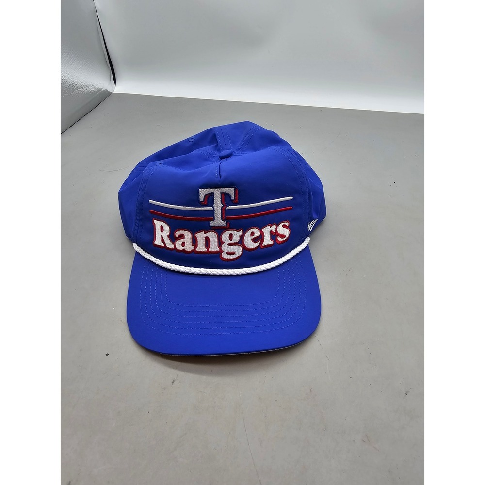 47 Brand Texas Rangers MLB Rope Snapback Hat Blue White Red OSFA